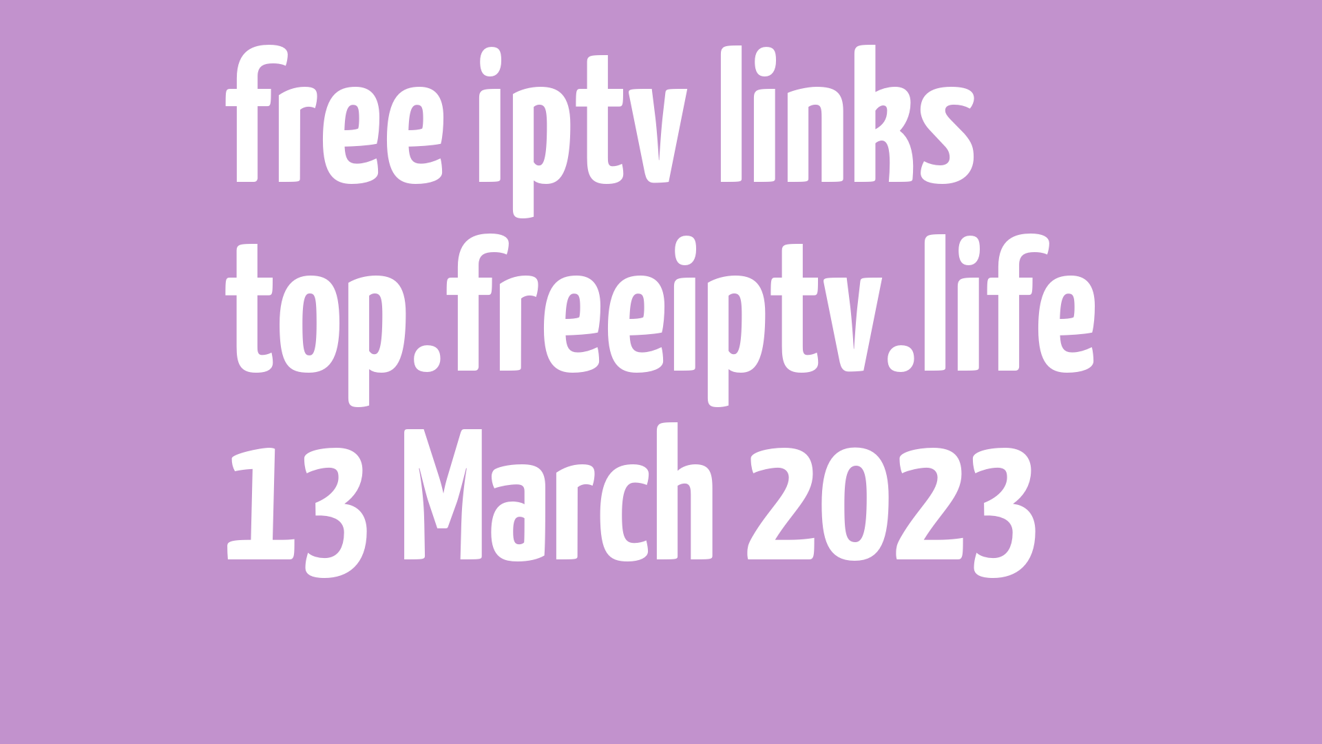 free iptv links 120323